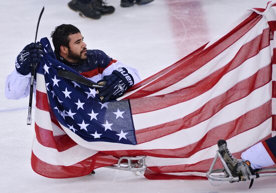 2014 Winter Paralympics. Ice sledge hockey. Finals