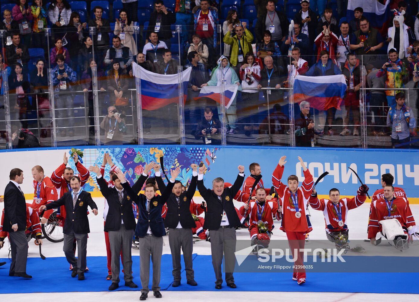 2014 Paralympics. Ice sledge hockey. Finals