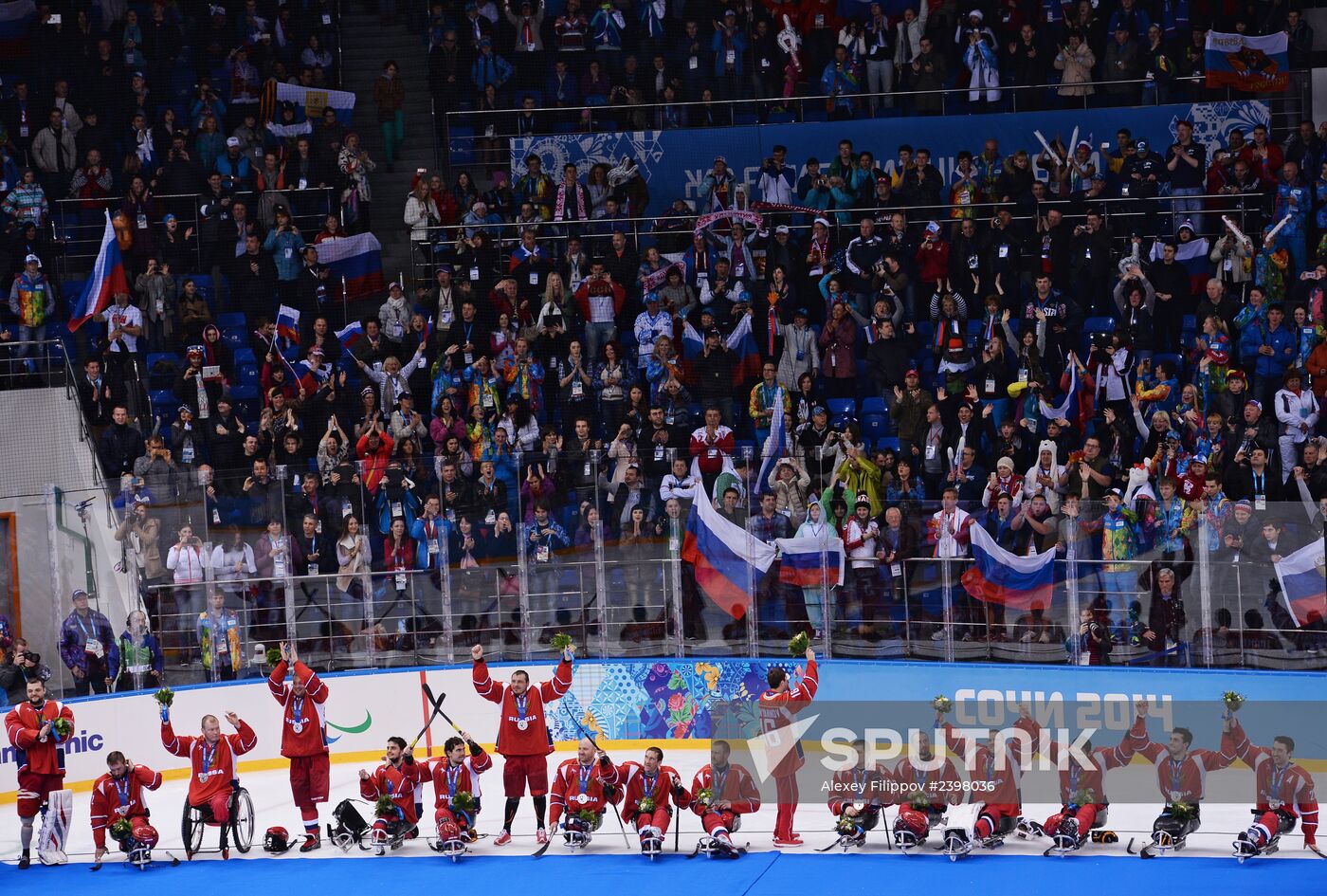 2014 Paralympics. Ice sledge hockey. Finals