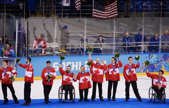 2014 Paralympics. Ice sledge hockey. Finals