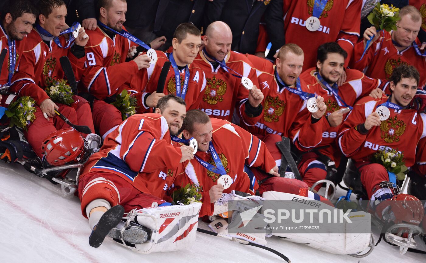 2014 Paralympics. Ice sledge hockey. Finals