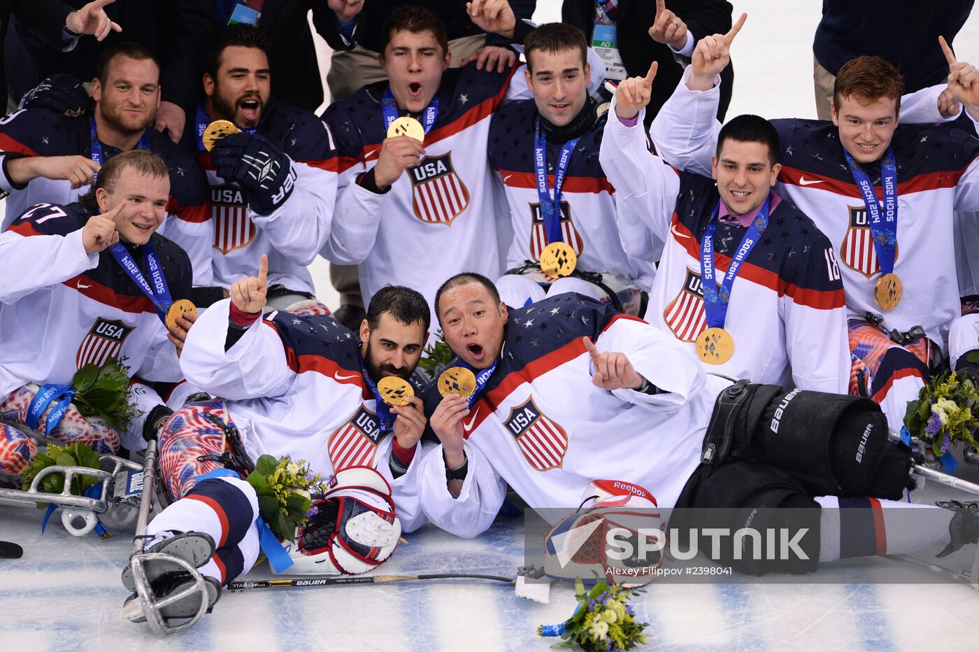 2014 Paralympics. Ice sledge hockey. Finals