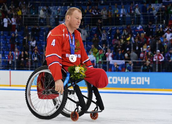 2014 Winter Paralympics. Ice sledge hockey. Finals