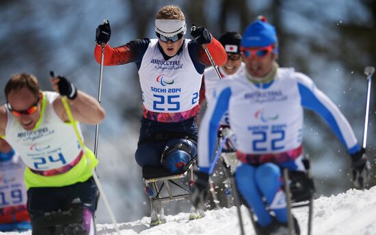 2014 Winter Paralympics. Cross-country skiing. Men. 10km race