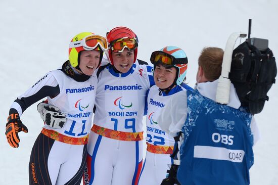 2014 Winter Paralympics. Alpine skiing. Women. Giant slalom