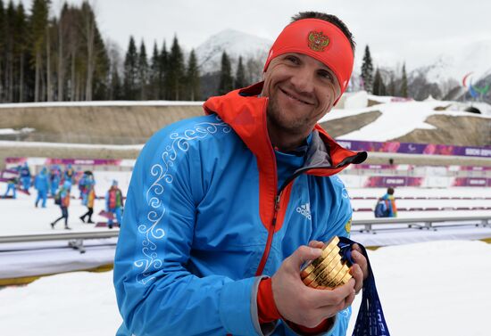 2014 Winter Paralympics. Russian national team in cross-country skiing and biathlon