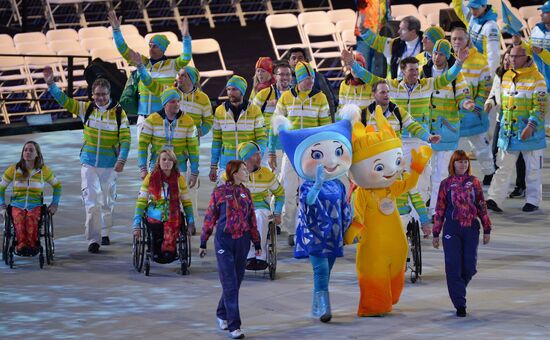 Closing ceremony of the Sochi 2014 Winter Paralympic Games