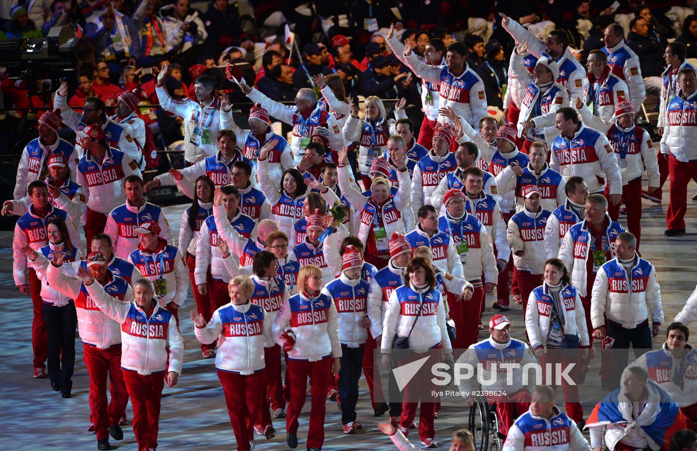 Closing ceremony of the Sochi 2014 Winter Paralympic Games