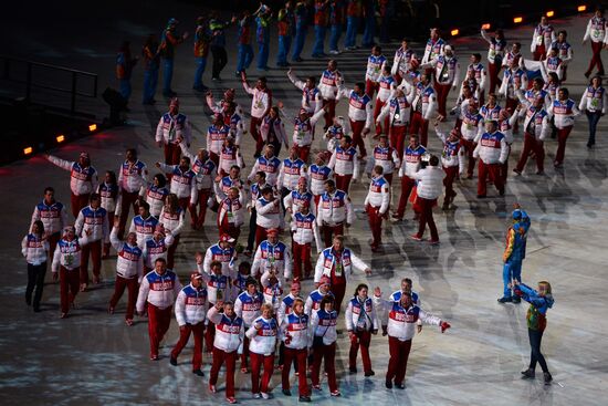 Closing ceremony of the Sochi 2014 Winter Paralympic Games