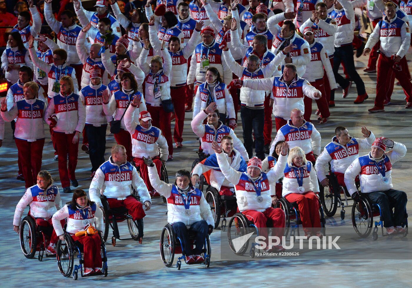 Closing ceremony of the Sochi 2014 Winter Paralympic Games