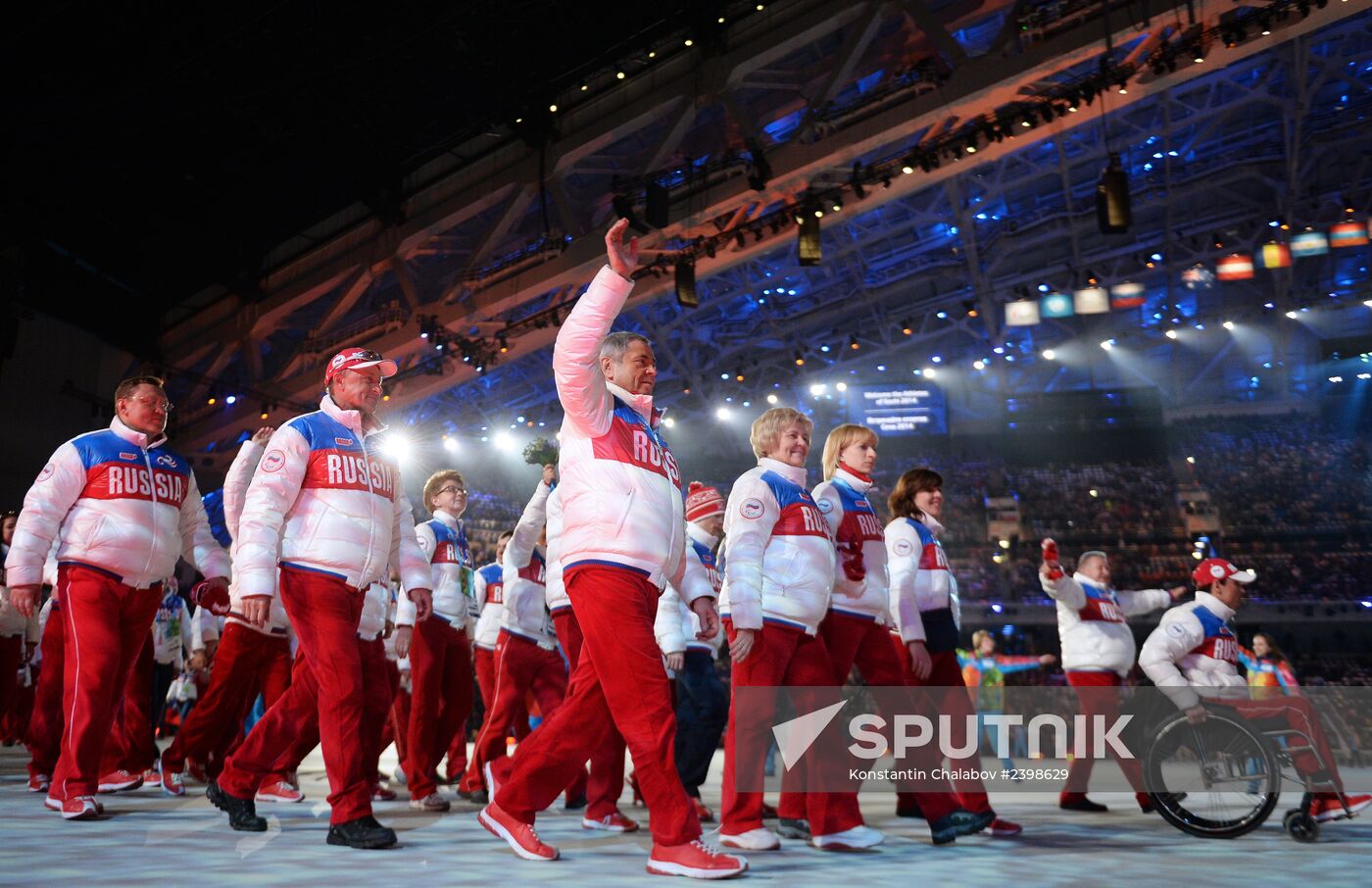 Closing ceremony of the Sochi 2014 Winter Paralympic Games