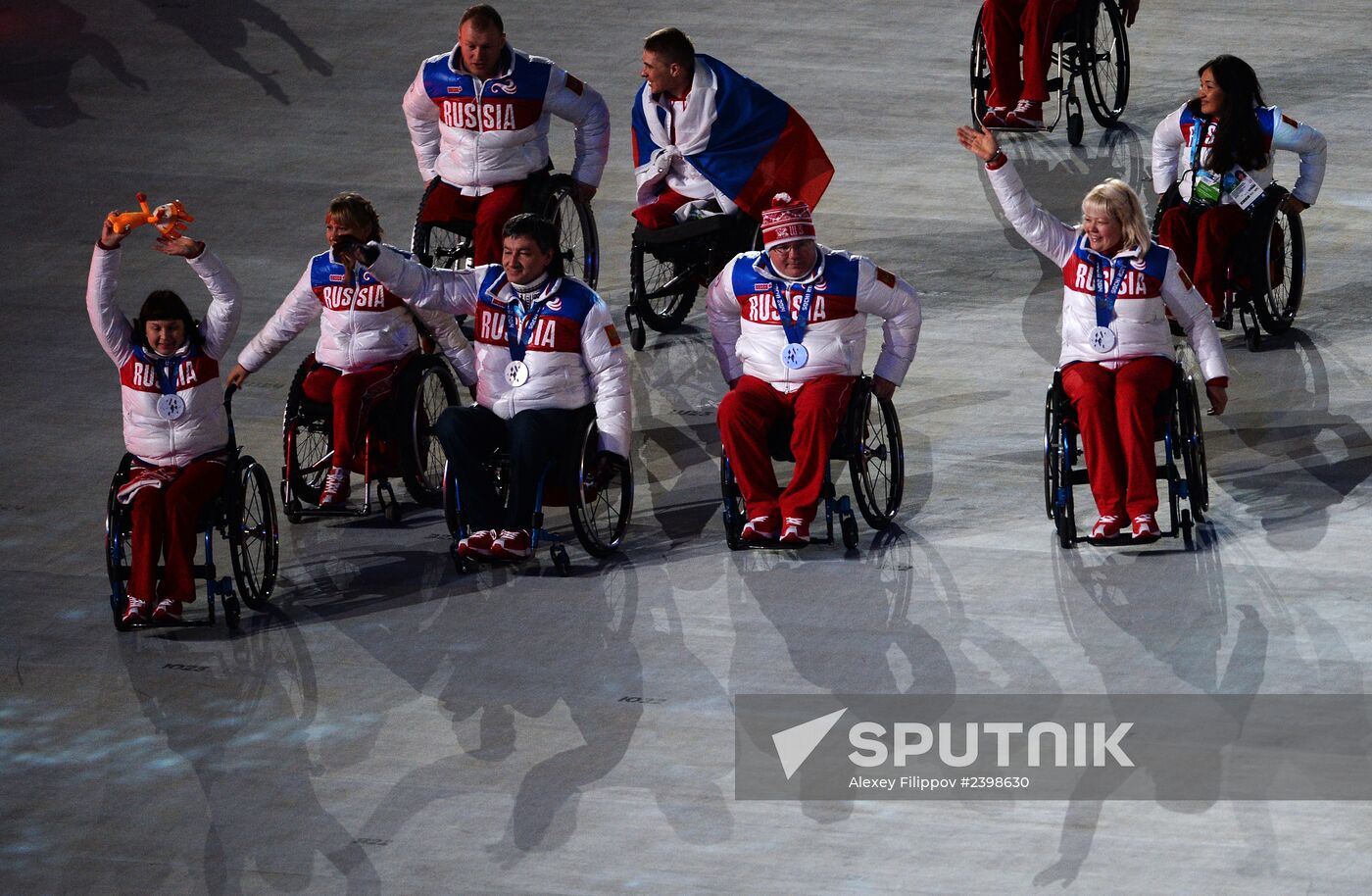 Closing ceremony of the Sochi 2014 Winter Paralympic Games