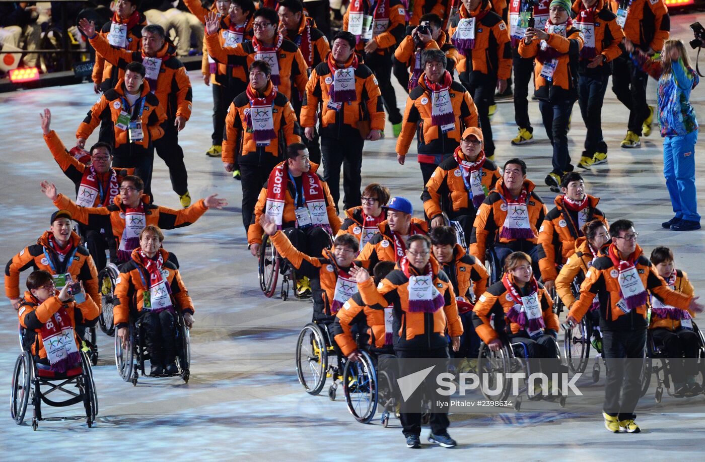 Closing ceremony of the Sochi 2014 Winter Paralympic Games