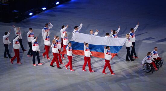 Closing ceremony of the Sochi 2014 Winter Paralympic Games