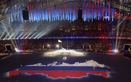 Closing ceremony of the Sochi 2014 Winter Paralympic Games