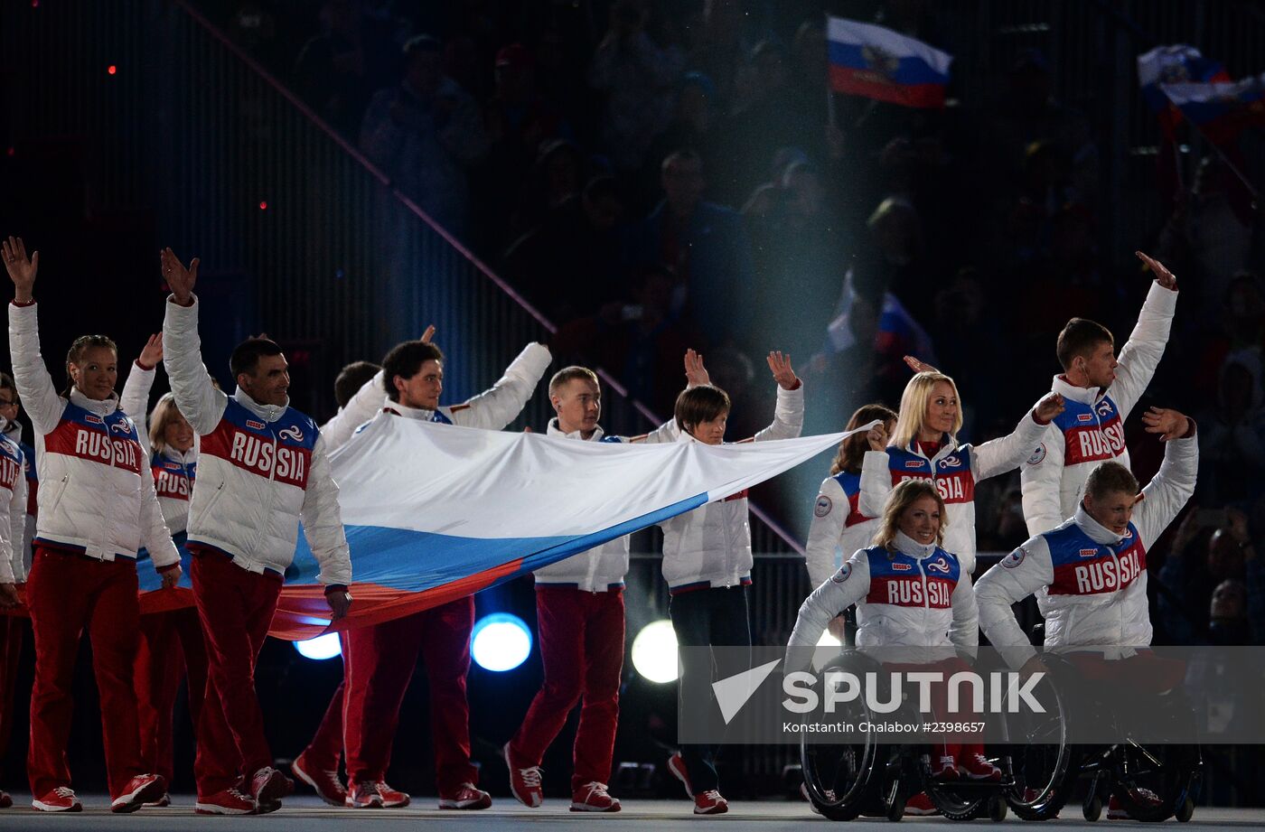 Closing ceremony of the Sochi 2014 Winter Paralympic Games