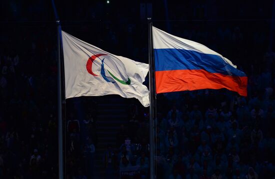 Closing ceremony of the Sochi 2014 Winter Paralympic Games
