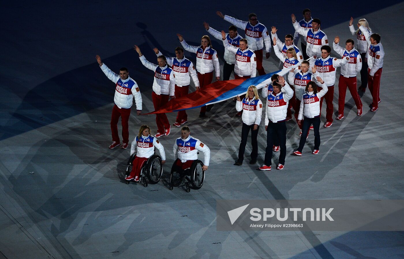 Closing ceremony of the Sochi 2014 Winter Paralympic Games