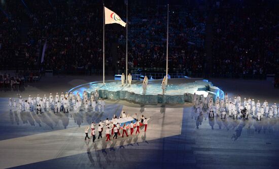 Closing ceremony of the Sochi 2014 Winter Paralympic Games