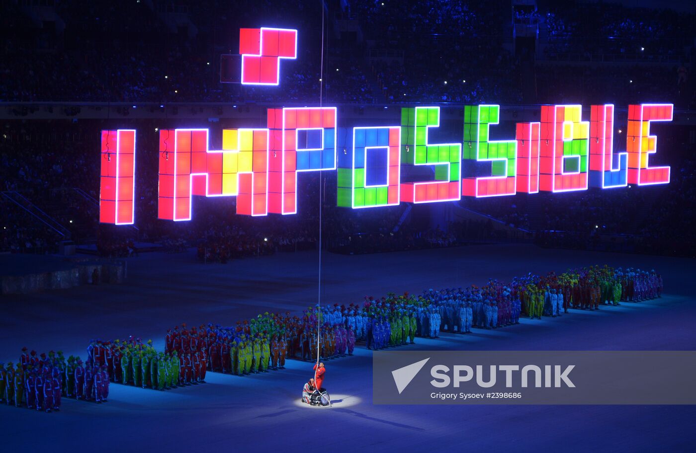 Closing ceremony of the Sochi 2014 Winter Paralympic Games