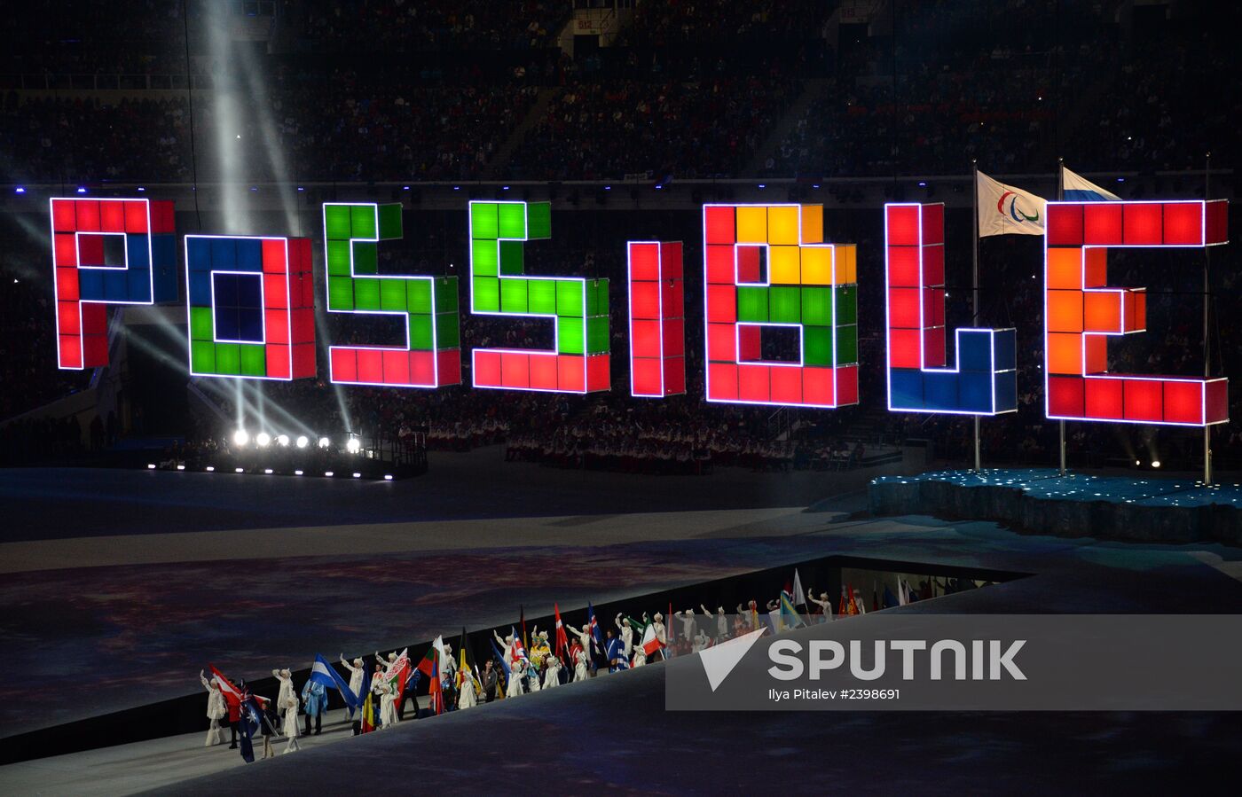 Closing ceremony of the Sochi 2014 Winter Paralympic Games