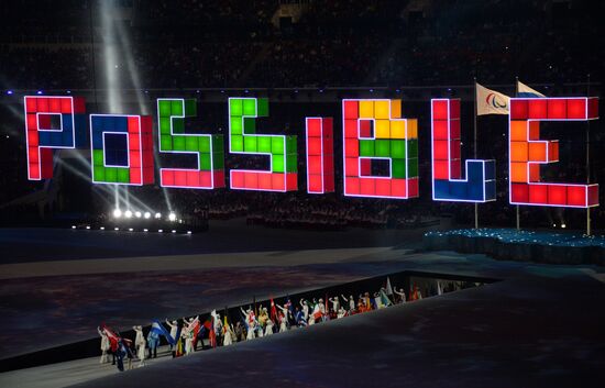 Closing ceremony of the Sochi 2014 Winter Paralympic Games
