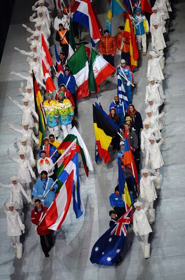 Closing ceremony of the Sochi 2014 Winter Paralympic Games