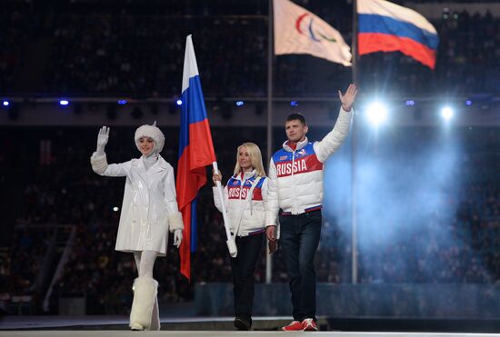 Closing ceremony of the Sochi 2014 Winter Paralympic Games