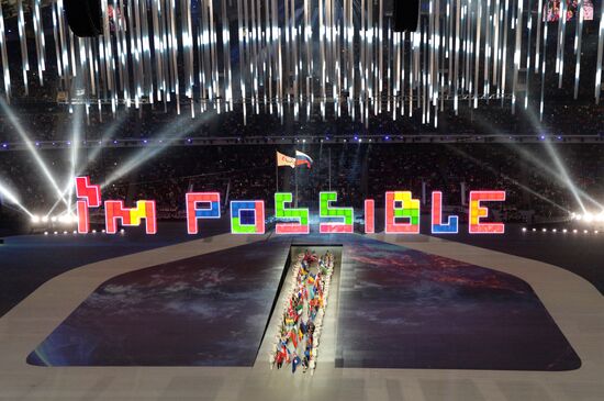 Closing ceremony of the Sochi 2014 Winter Paralympic Games