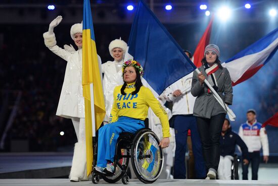 Closing ceremony of the Sochi 2014 Winter Paralympic Games