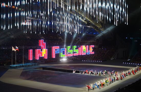 Closing ceremony of the Sochi 2014 Winter Paralympic Games