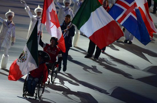 Closing ceremony of the Sochi 2014 Winter Paralympic Games