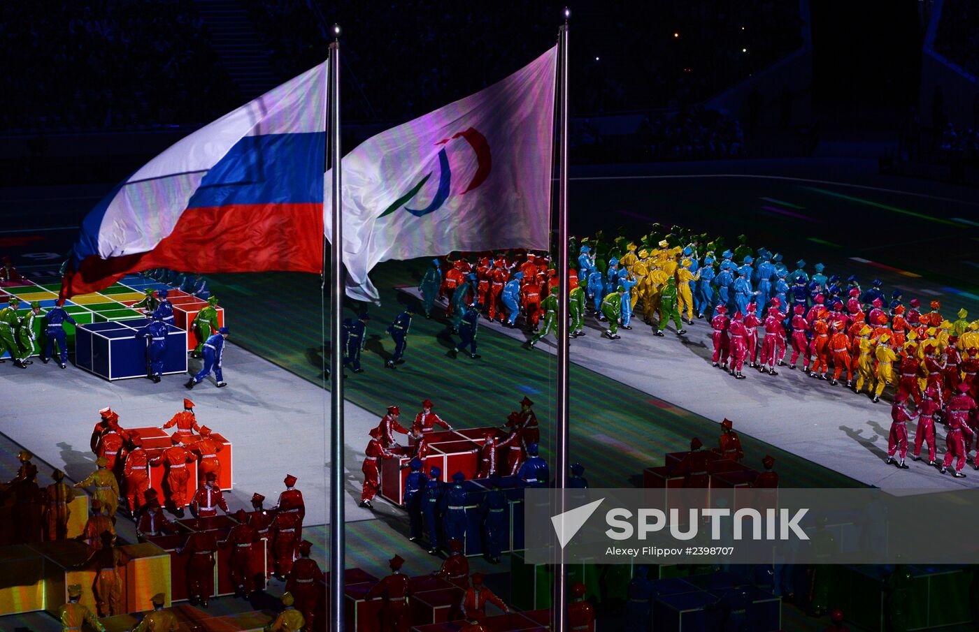 Closing ceremony of the Sochi 2014 Winter Paralympic Games