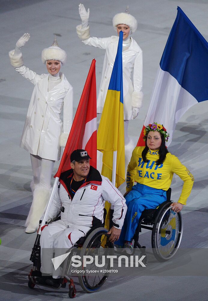 Closing ceremony of the Sochi 2014 Winter Paralympic Games