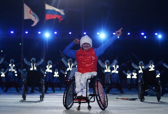 Closing ceremony of the Sochi 2014 Winter Paralympic Games