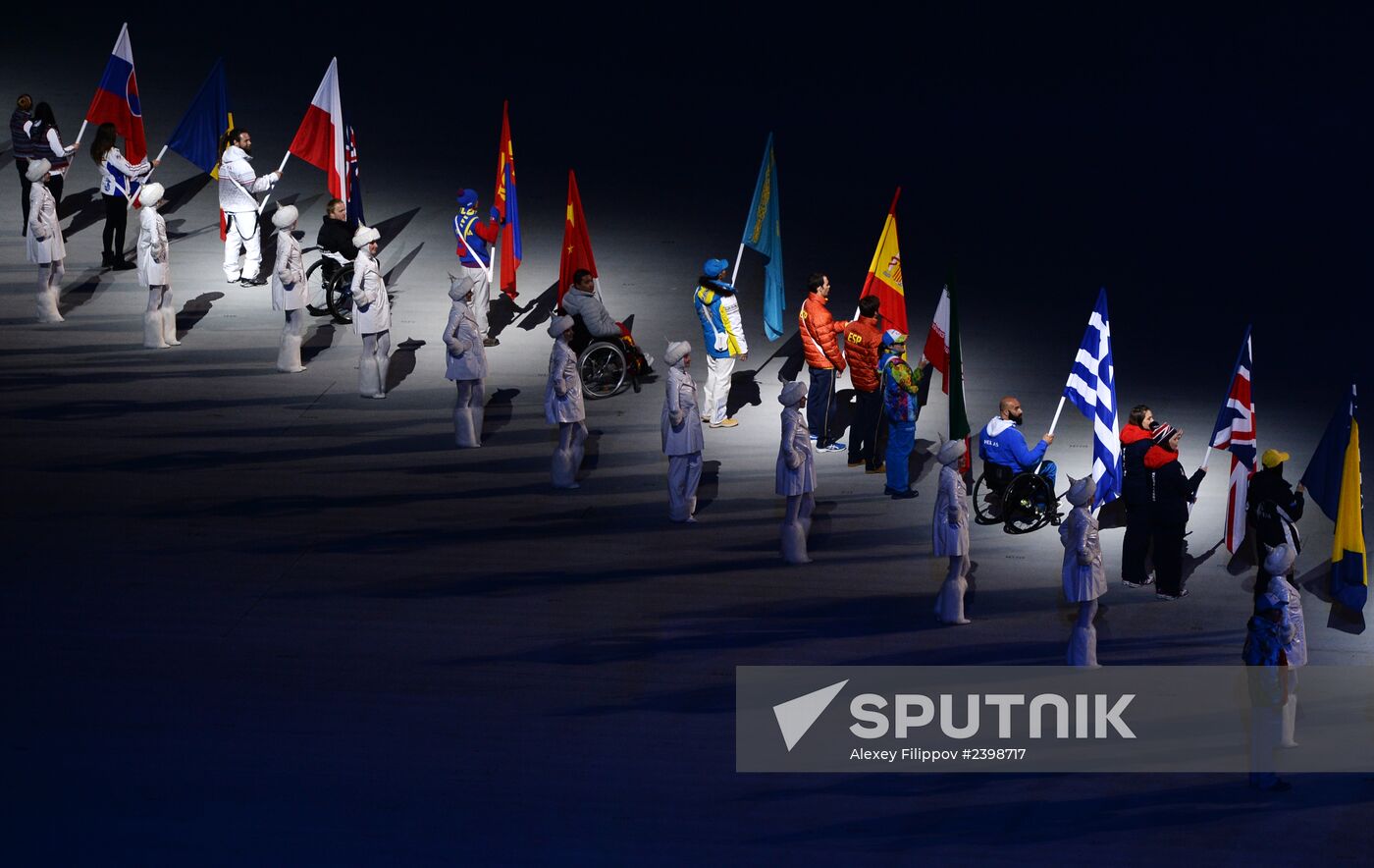 Closing ceremony of the Sochi 2014 Winter Paralympic Games