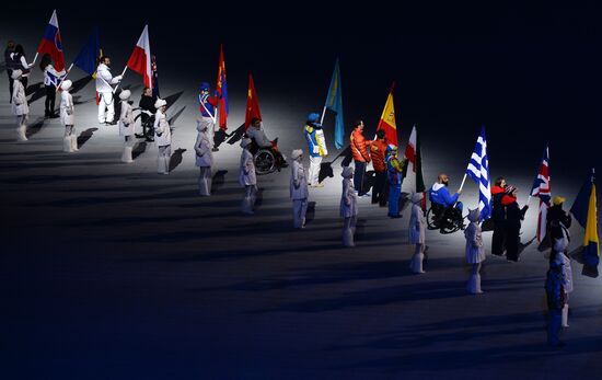 Closing ceremony of the Sochi 2014 Winter Paralympic Games
