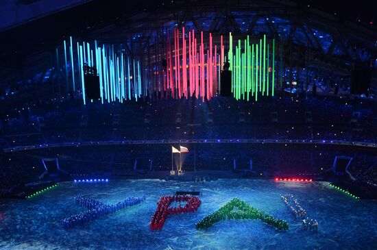 Closing ceremony of the Sochi 2014 Winter Paralympic Games