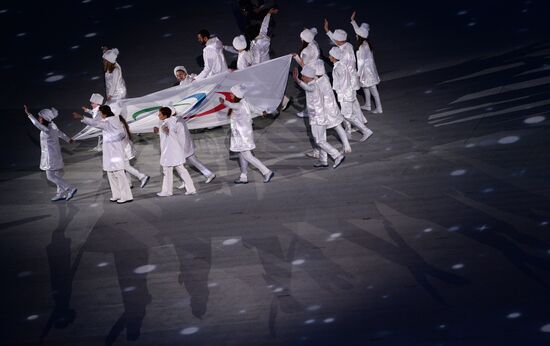 Closing ceremony of the Sochi 2014 Winter Paralympic Games