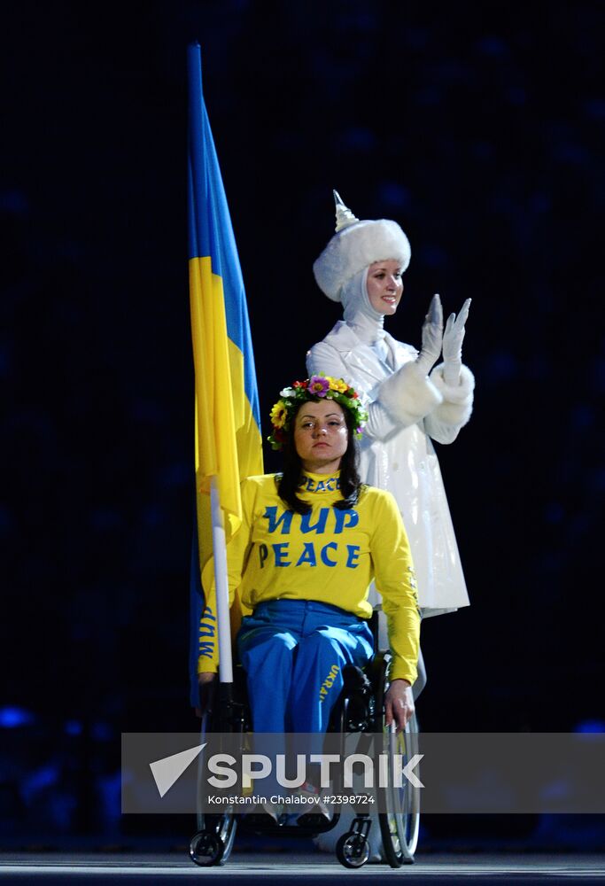 Closing ceremony of the Sochi 2014 Winter Paralympic Games