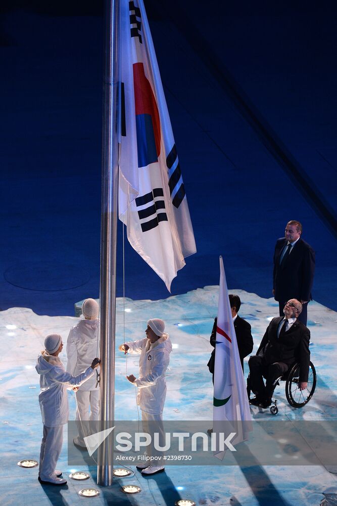 Closing ceremony of the Sochi 2014 Winter Paralympic Games