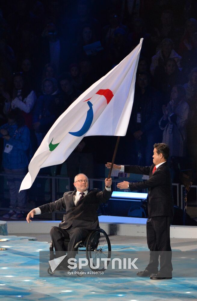 Closing ceremony of the Sochi 2014 Winter Paralympic Games