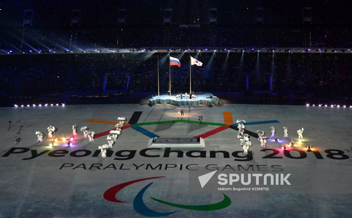 Closing ceremony of the Sochi 2014 Winter Paralympic Games