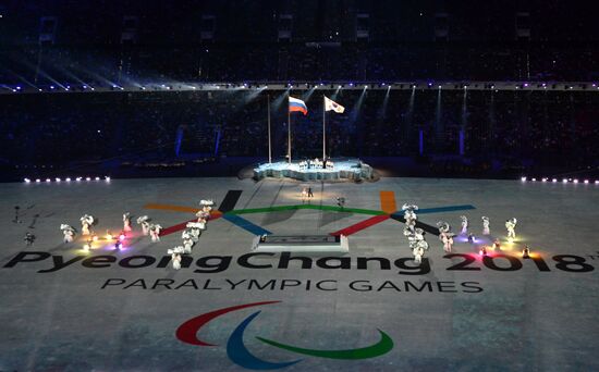 Closing ceremony of the Sochi 2014 Winter Paralympic Games