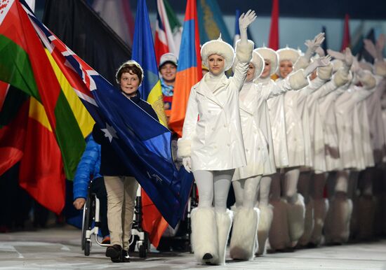 Closing ceremony of the Sochi 2014 Winter Paralympic Games