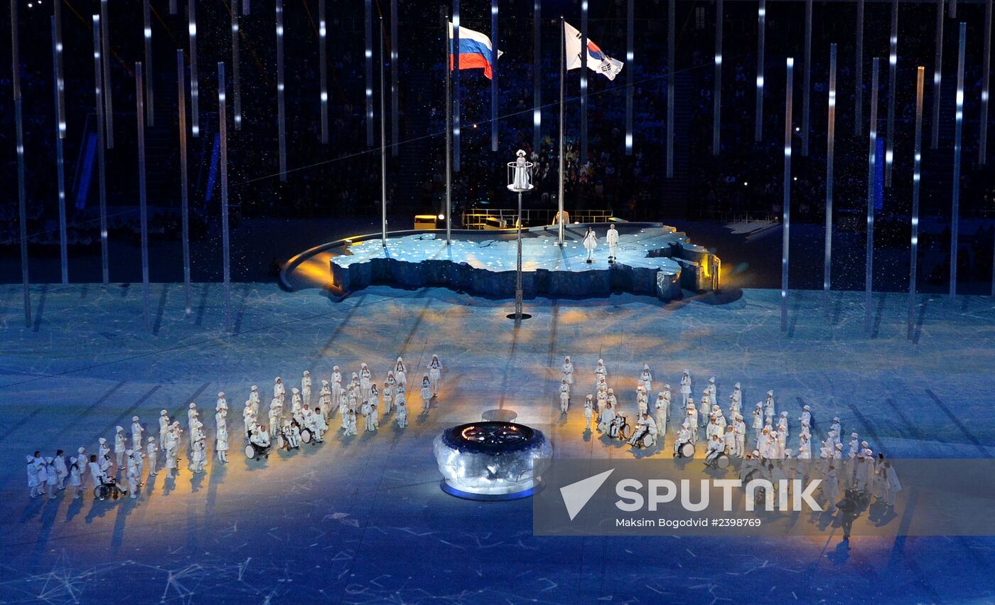 Closing ceremony of the Sochi 2014 Winter Paralympic Games