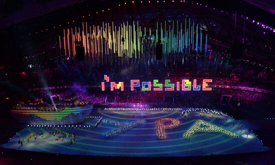 Closing ceremony of the Sochi 2014 Winter Paralympic Games