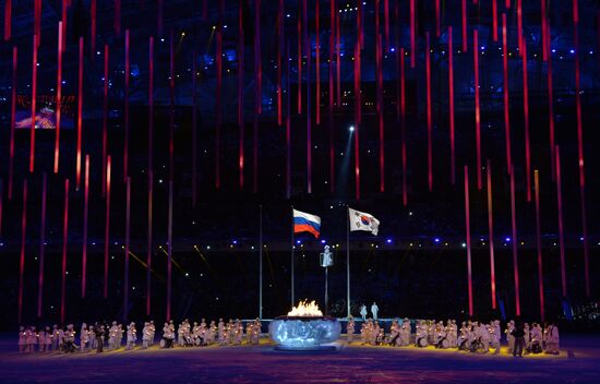 Closing ceremony of the Sochi 2014 Winter Paralympic Games