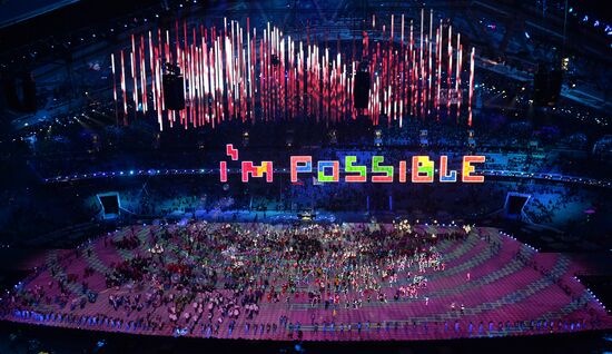 Closing ceremony of the Sochi 2014 Winter Paralympic Games