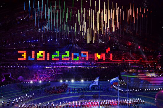 Closing ceremony of the Sochi 2014 Winter Paralympic Games